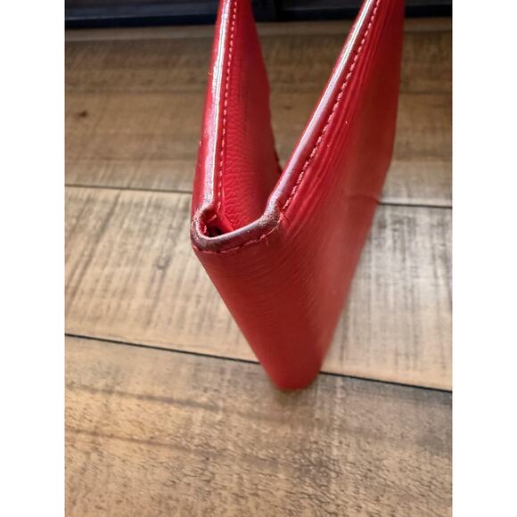 LOUIS VUITTON Epi Leather Bifold Wallet Red Coin Pocket Made in France - Picture 5 of 15